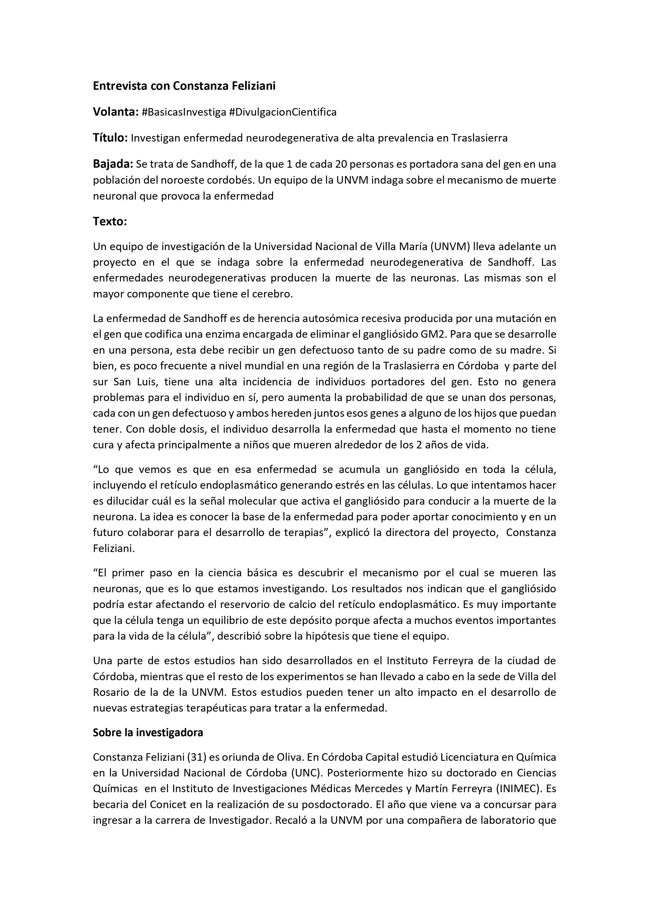 Página 1 de la Entrevista 09