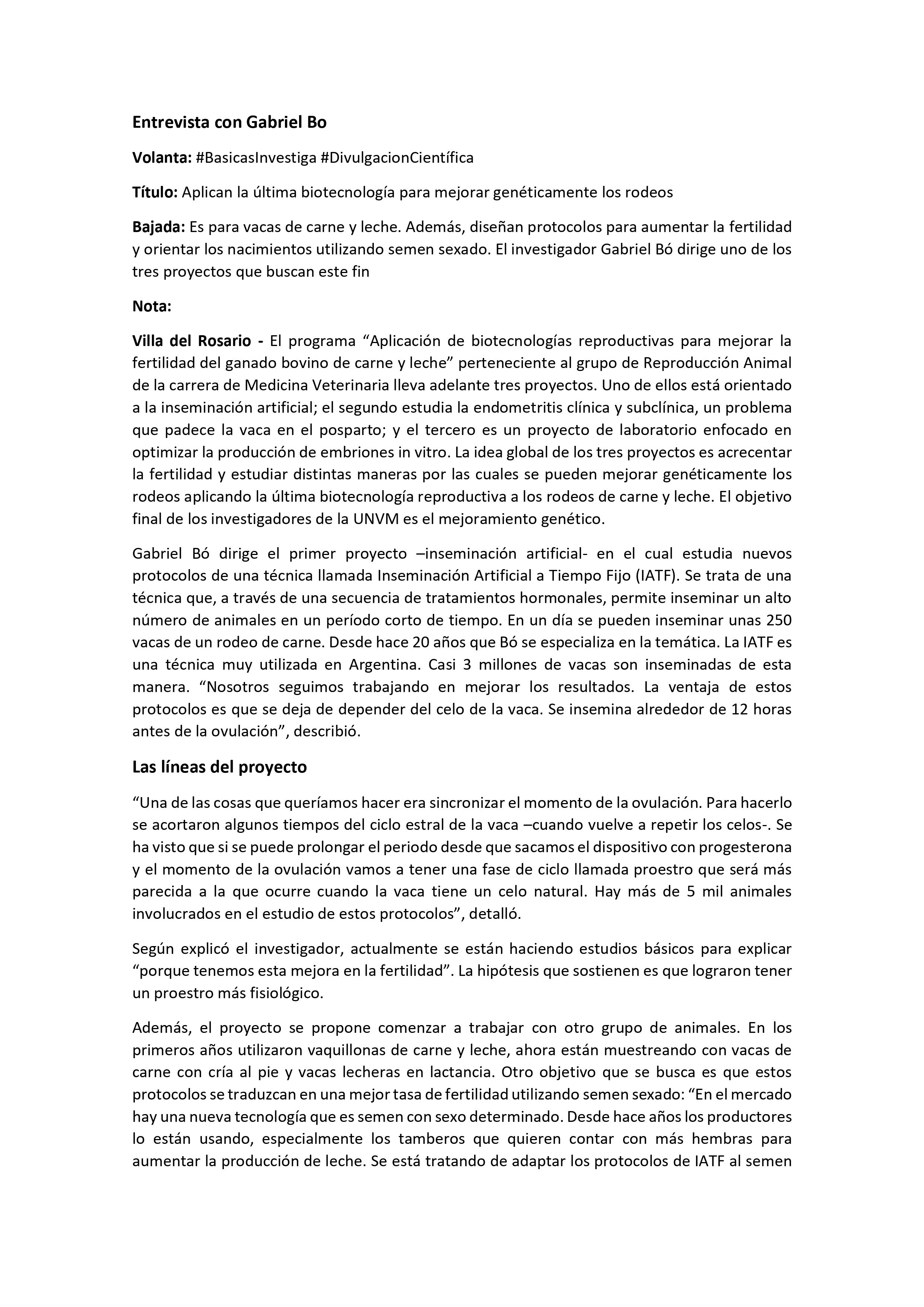 Página 1 de la Entrevista 12