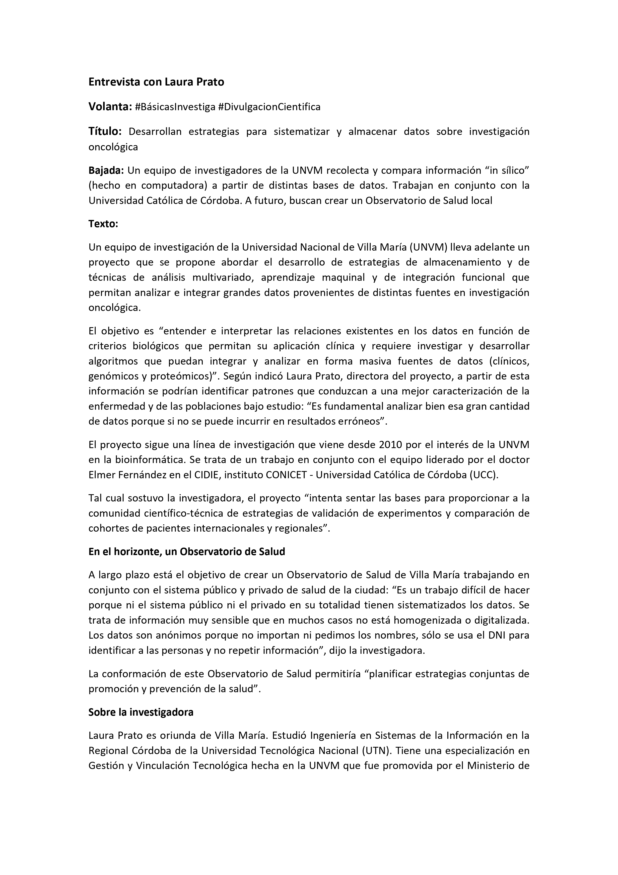 Página 1 de la Entrevista 18