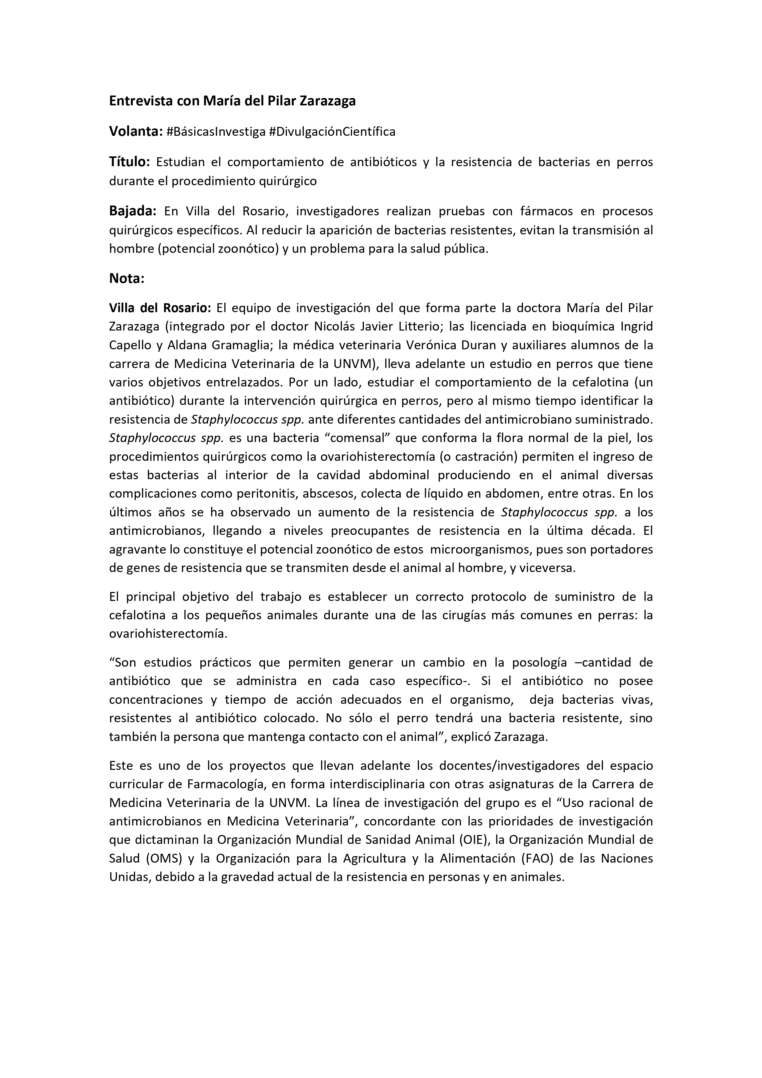Página 1 de la Entrevista 23