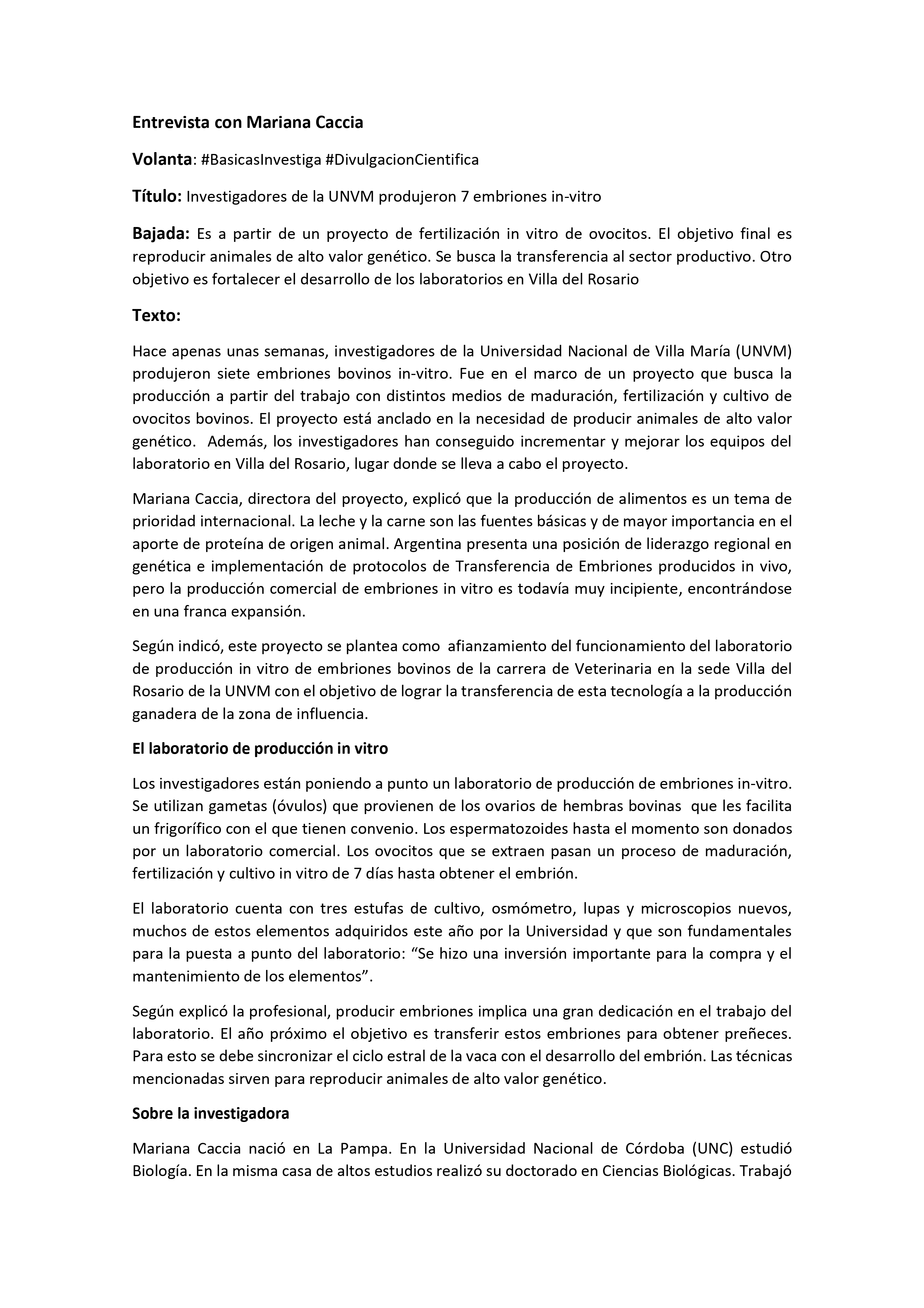 Página 1 de la Entrevista 25