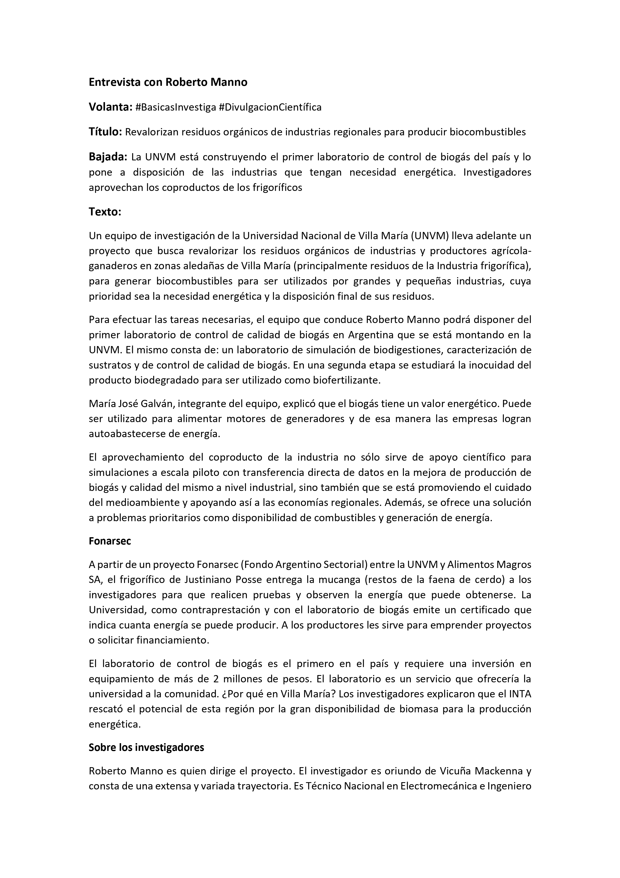 Página 1 de la Entrevista 33